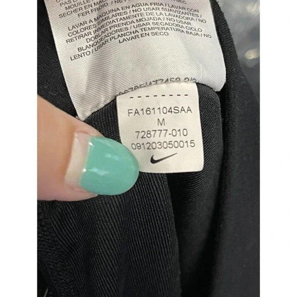 Nike Women’s Court Pure Tennis Skirt-Skort Black Size Womens Medium 728777-010 - Picture 7 of 10